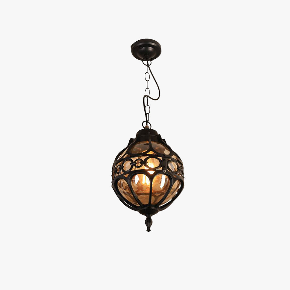 Alessio Vintage Pendelleuchte, Schwarz/Bronze, ∅18/23CM