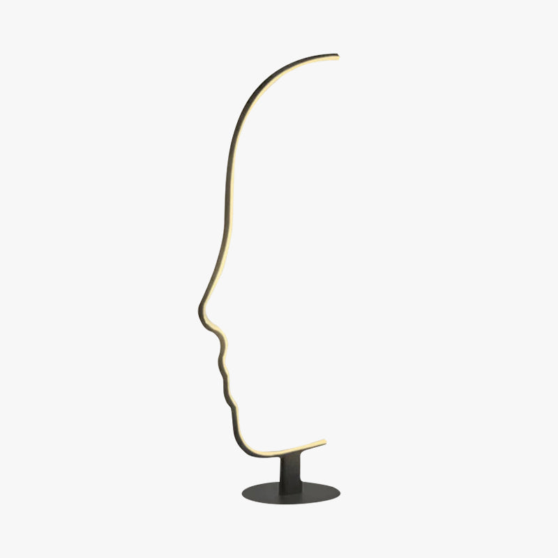 Postmoderne LED-Stehlampe mit menschlichem Gesicht, L170CM